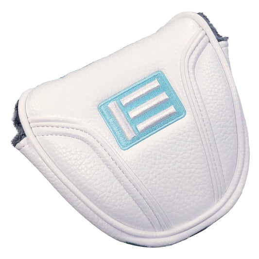 Mallet Cover – White & Aqua