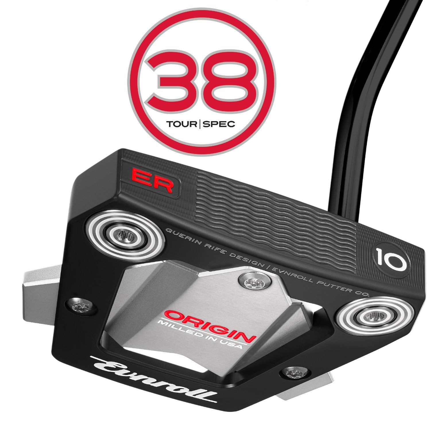 Evnroll ORIGIN 38 Tour Spec ER10 Mallet Putter - Black