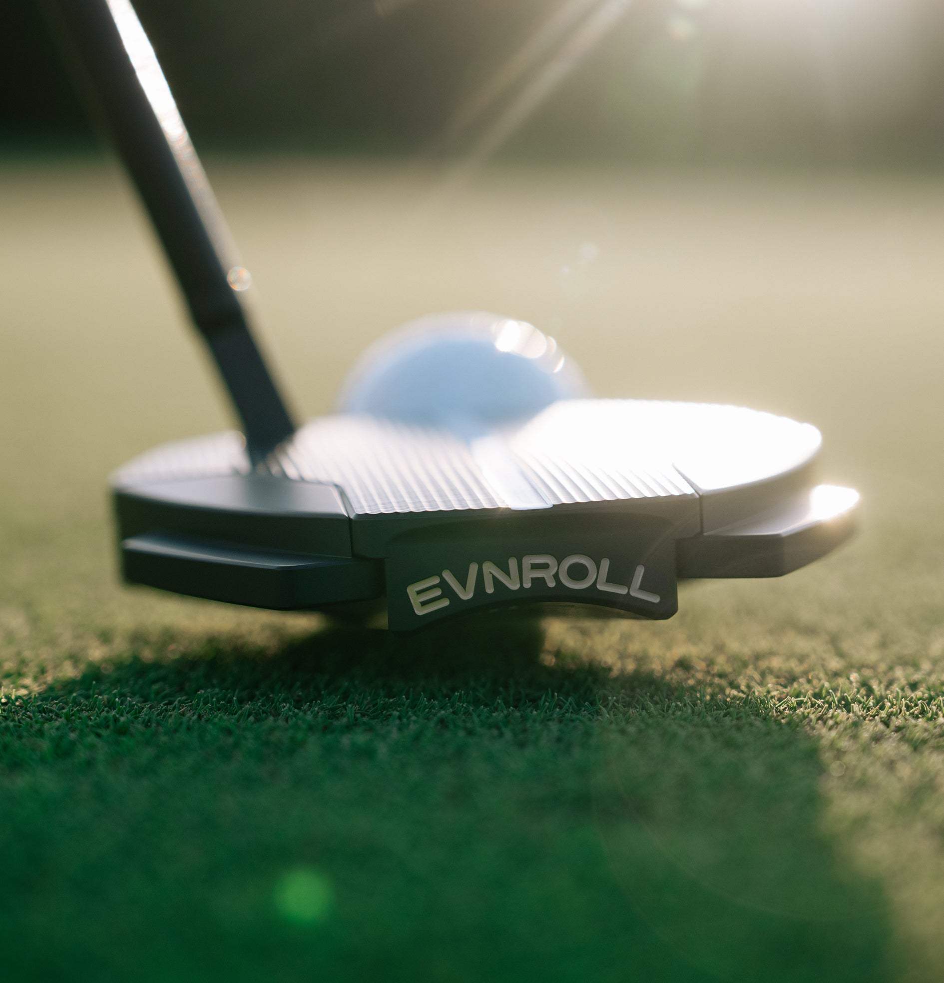 evnroll putter with golf ball