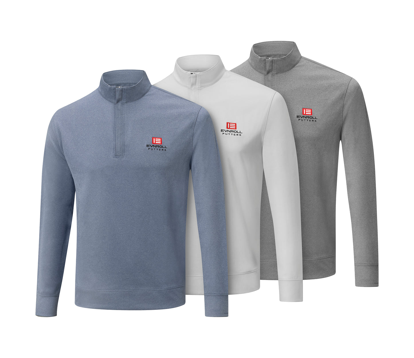 Long Sleeve Quarter Zip – Charcoal