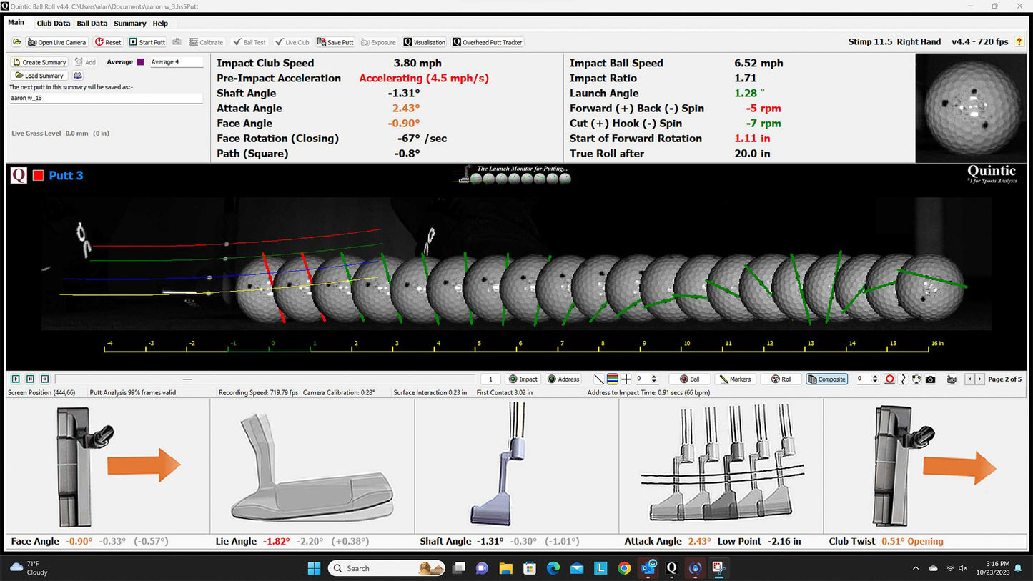 ERX Putter Fitting – Carlsbad, CA
