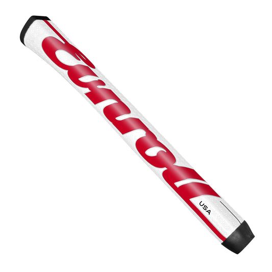 Evnroll Script TourTac Putter Grip – White/Red