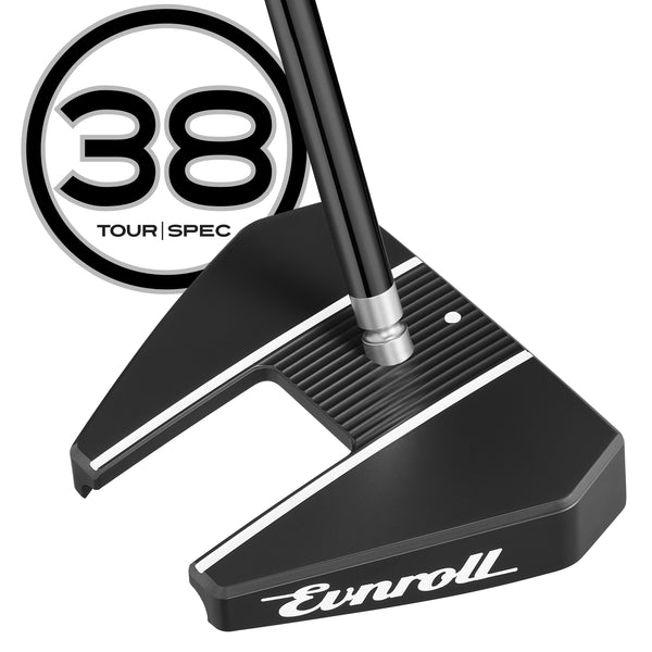 38 Tour Spec ZERO Z5cs Mallet Putter - Black – Evnroll