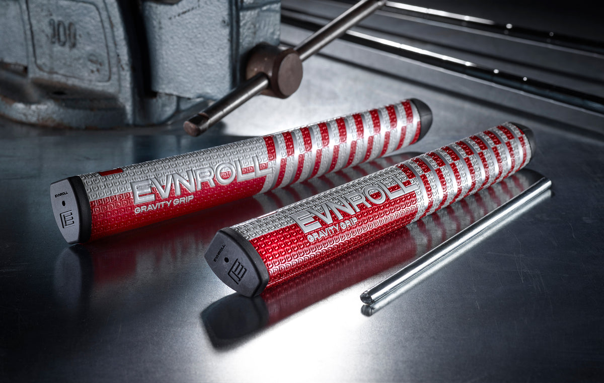Evnroll – Gravity Grip - 1.0 Red Putter Grip