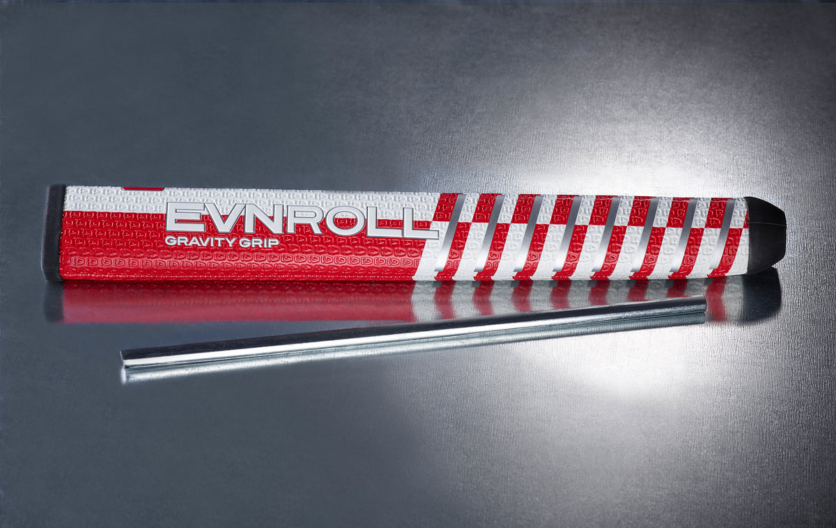 Evnroll – Gravity Grip - 1.0 Red Putter Grip